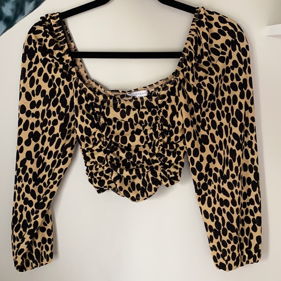 Leopard crop top - Picture 2 of 3